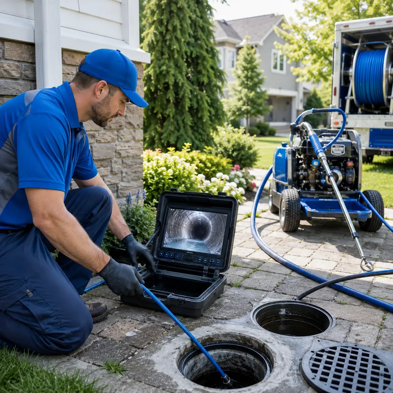Outdoor drain cleaning professionals serving Strawn, IL