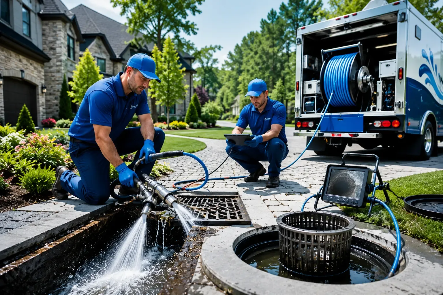 Local outdoor drain cleaning professionals in Strawn, IL